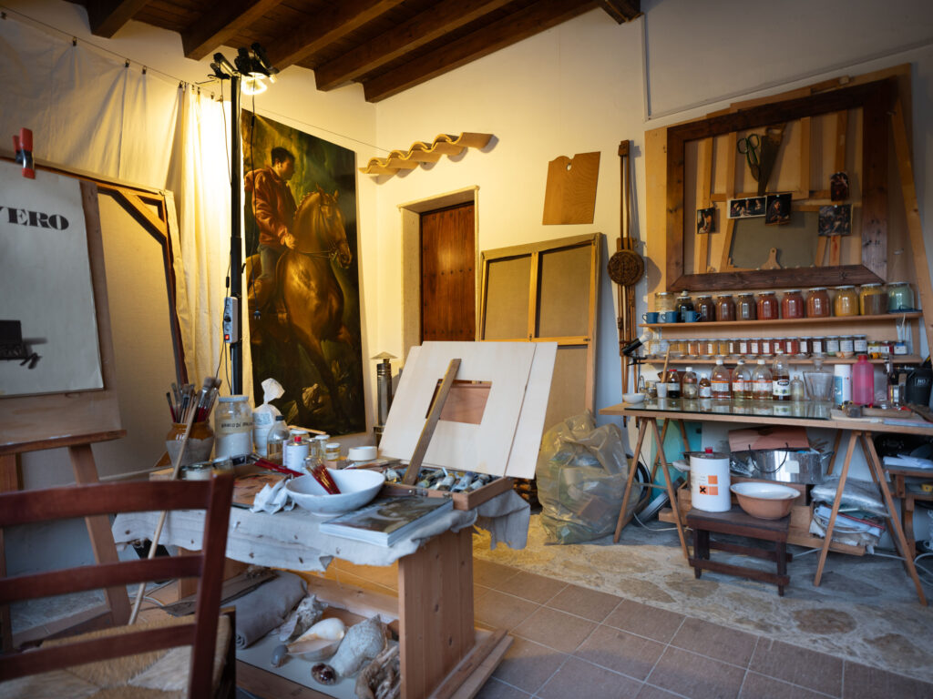 Atelier artistico di Nino Gianfaglione - Foto di Sandro Scalia