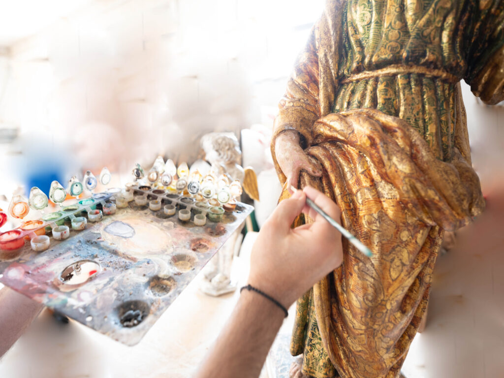 Atelier artistico Giuseppe Traina - Foto di Sandro Scalia